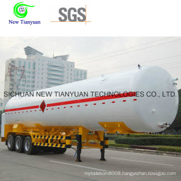 55.6m3 Liquefied Natural Gas Tank, LNG Gas Tank Semi-Trailer